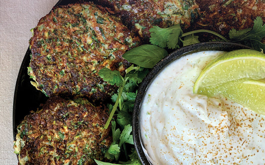 Zucchini Herb Fritters