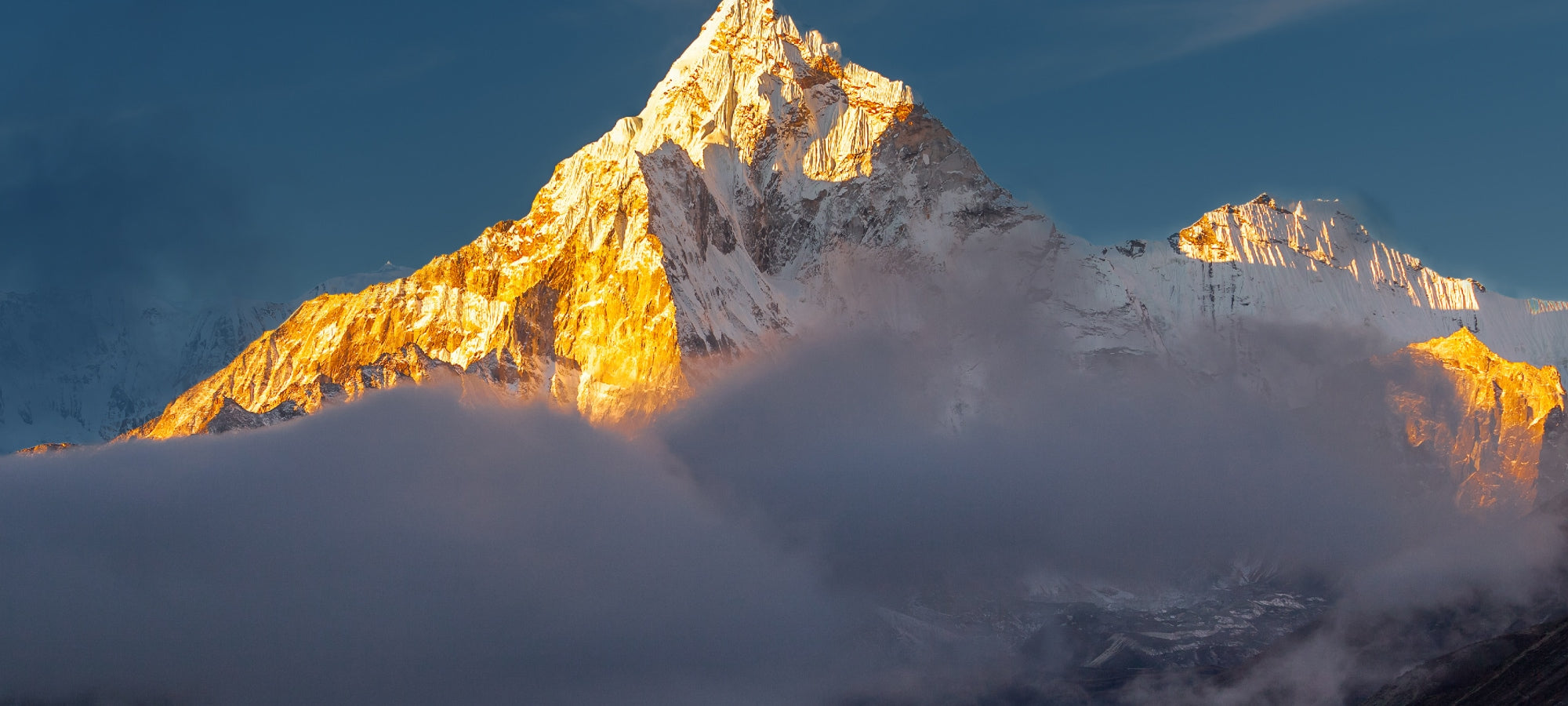 Himalayan Mountain peak 