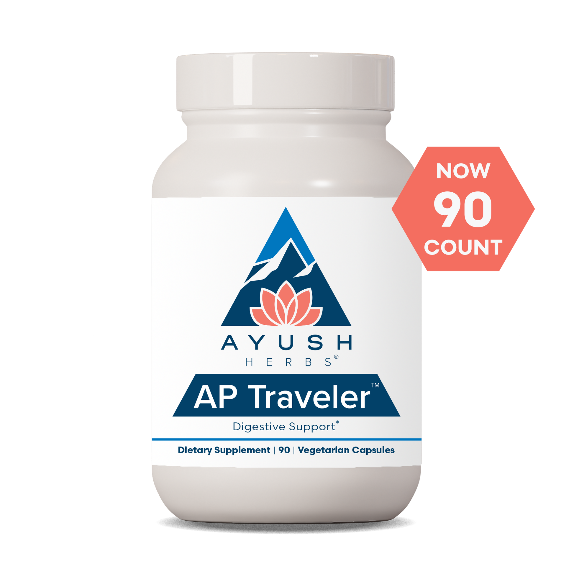 AP Traveler bottle front by Ayush herbs herbal supplements