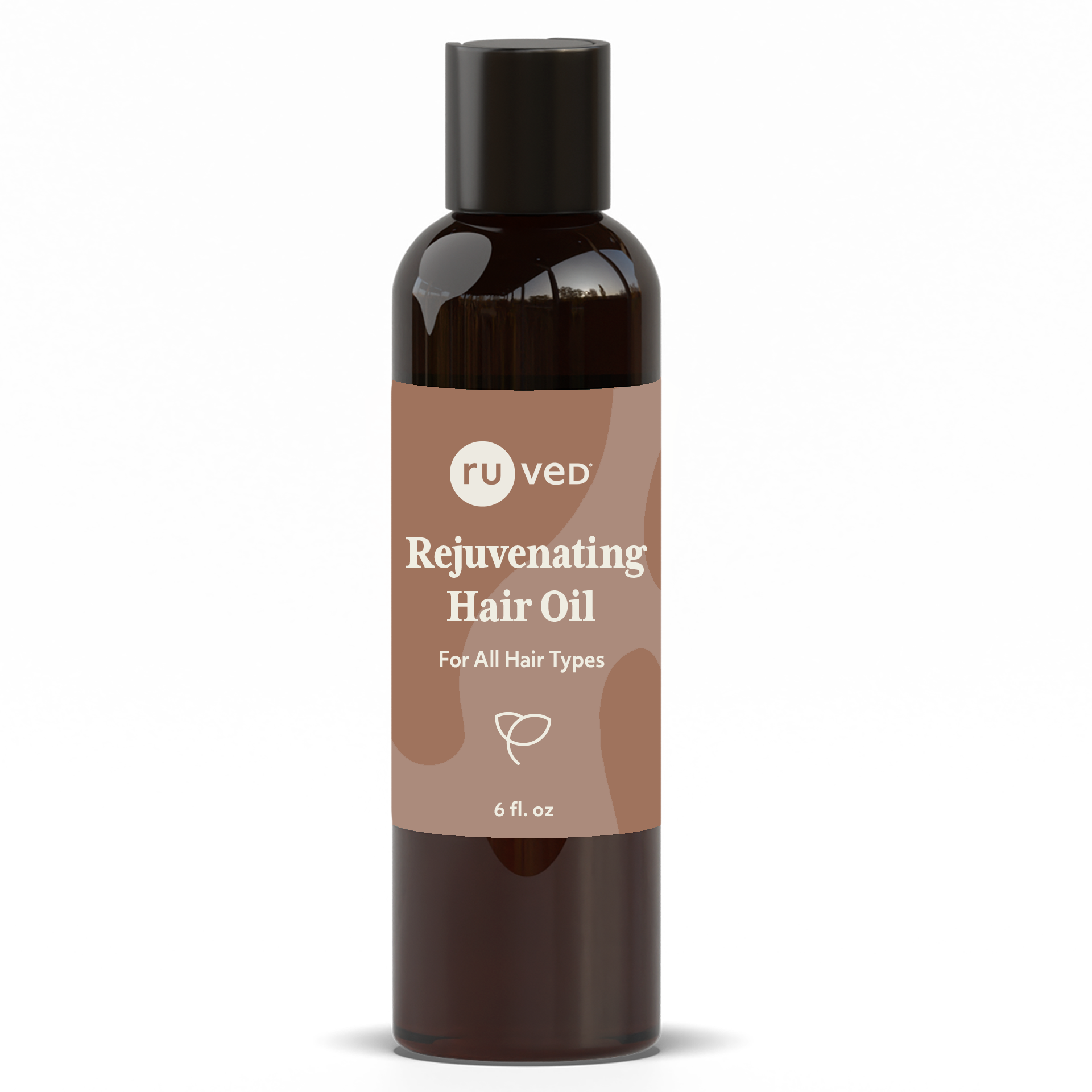 Rejuvenating Hair Oil bottle front by ruved herbal supplements and ayush herbs