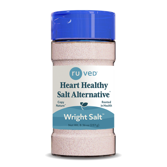 Wright Salt Bottle front by ruved herbal supplements and ayush herbs